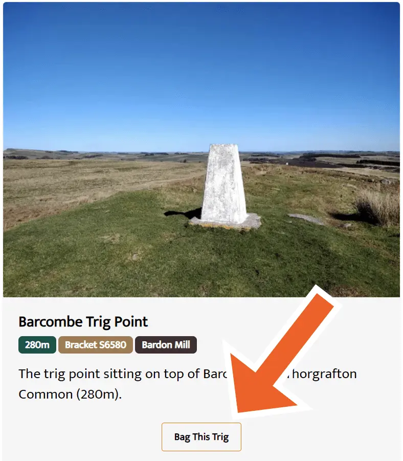 Login to ball trig points